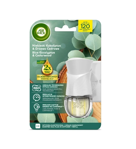 AIRWICK ODORIZANT AP+REZ 19ML EUCALYPTUS BLUE&CEDARWOOD 